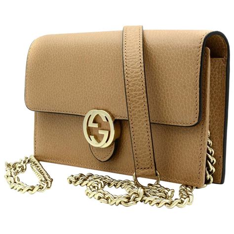 gucci interlocking wallet|Gucci chain wallet women.